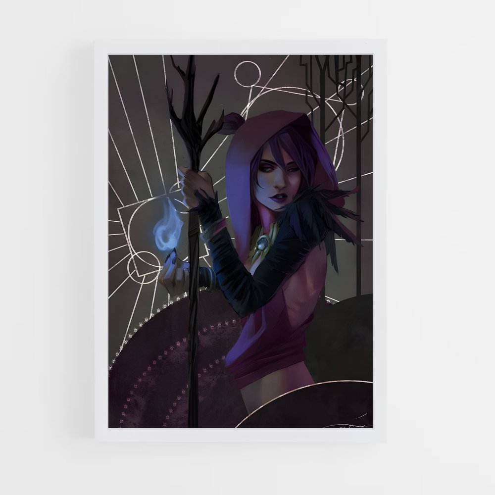 Poster L'Éclat de Morrigan – affiche Dragon age (vue 3)